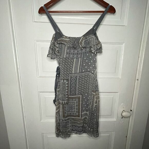 Doe & Rae Ruffle Side-Tie Sleeveless Tunic/Dress - Picture 7 of 12